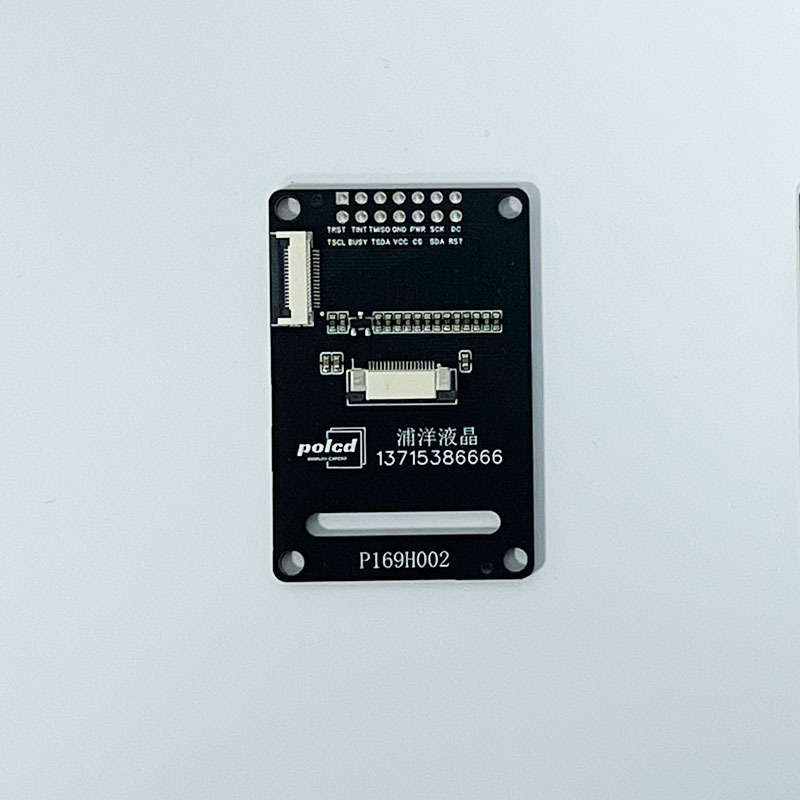 Polcd หน้าจอ LCD ขนาด 1.69 นิ้ว การออกแบบแผงวงจรพิมพ์ PCB และบอร์ดประกอบ PCBA