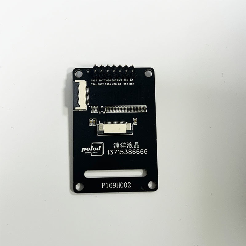 Polcd หน้าจอ LCD ขนาด 1.69 นิ้ว การออกแบบแผงวงจรพิมพ์ PCB และบอร์ดประกอบ PCBA