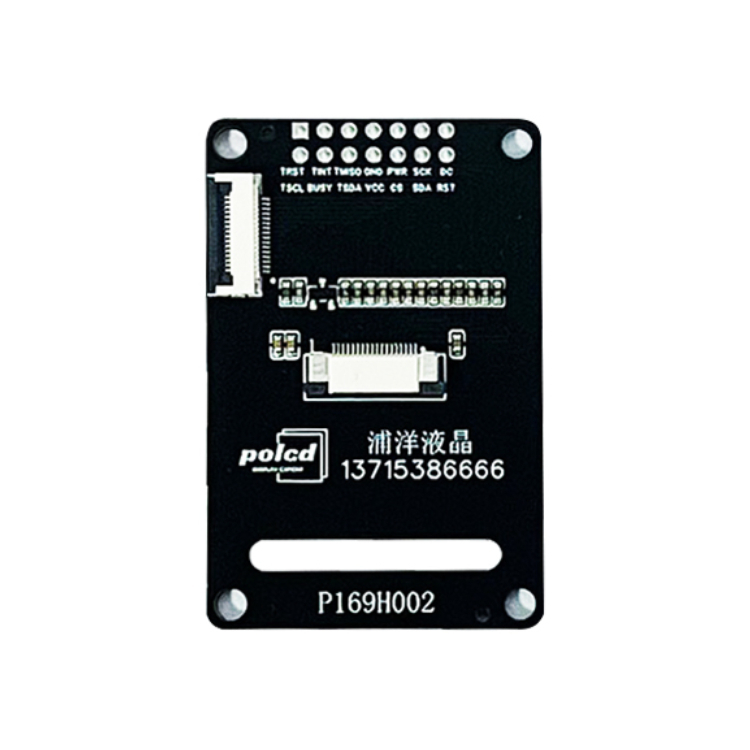Polcd หน้าจอ LCD ขนาด 1.69 นิ้ว การออกแบบแผงวงจรพิมพ์ PCB และบอร์ดประกอบ PCBA