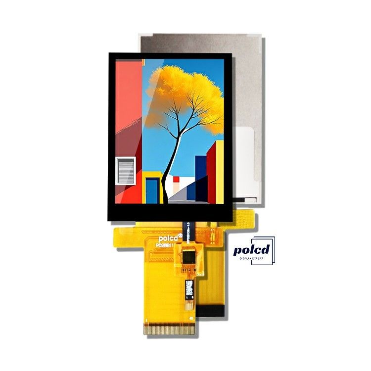 Polcd 2.8 นิ้ว 480*640 ความละเอียด อินเตอร์เฟซ RGB ทัชพานิล ST7701S LCD TFT Display Module