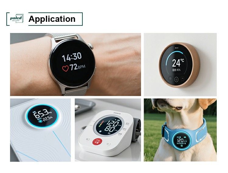 Polcd 4 นิ้ว วงกลม TFT Display 720x720 MIPI อินเตอร์เฟซ 30 Pin ST7703 TFT โมดูลจอ LCD