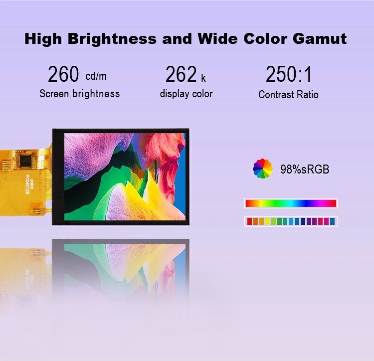 Polcd TFT 2.4 นิ้ว Spi อินเตอร์เฟซ LCD 240*320 RGB สีจอสัมผัส ST7789V 16pin 2.4 TFT Display