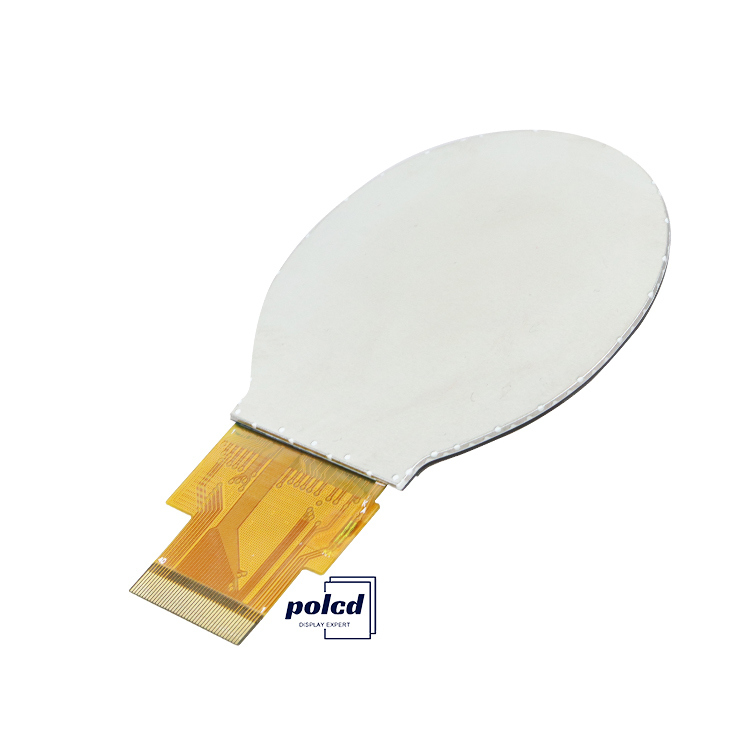 Polcd จอแสดงผลสี TFT IPS ทรงกลม 2.1 นิ้ว 480x480 โมดูล LCD LCM