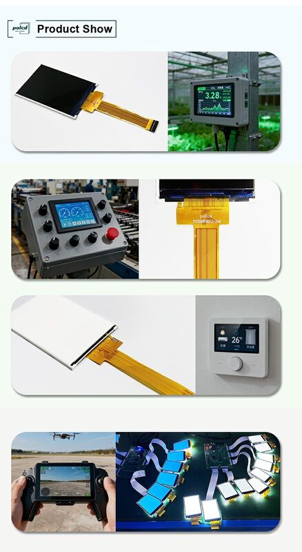 Polcd 2.8 นิ้ว 240*320 ความละเอียด 50pin Tft Lcd Screen Display Module 2.8