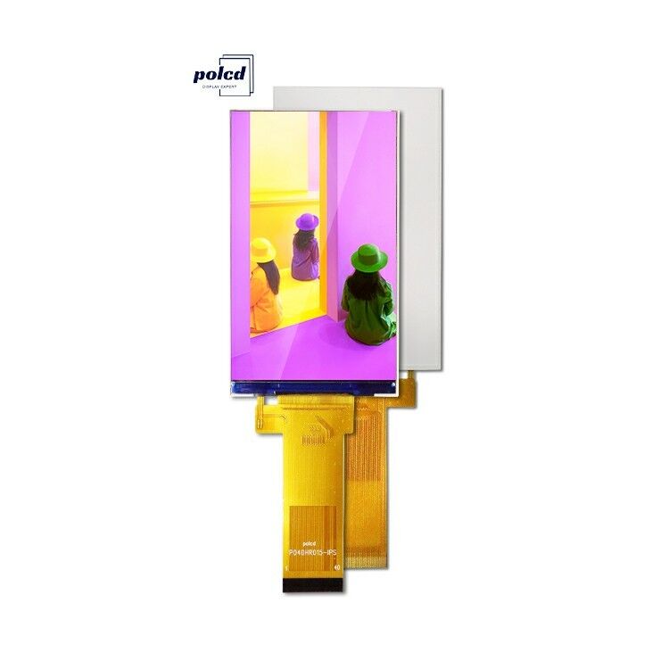 Polcd 480 * 800 ความละเอียด แพนล์ LCD 4 นิ้ว RGB อินเตอร์เฟซ ST7701S Ic โมดูลจอ LCD TFT ปรับแต่ง