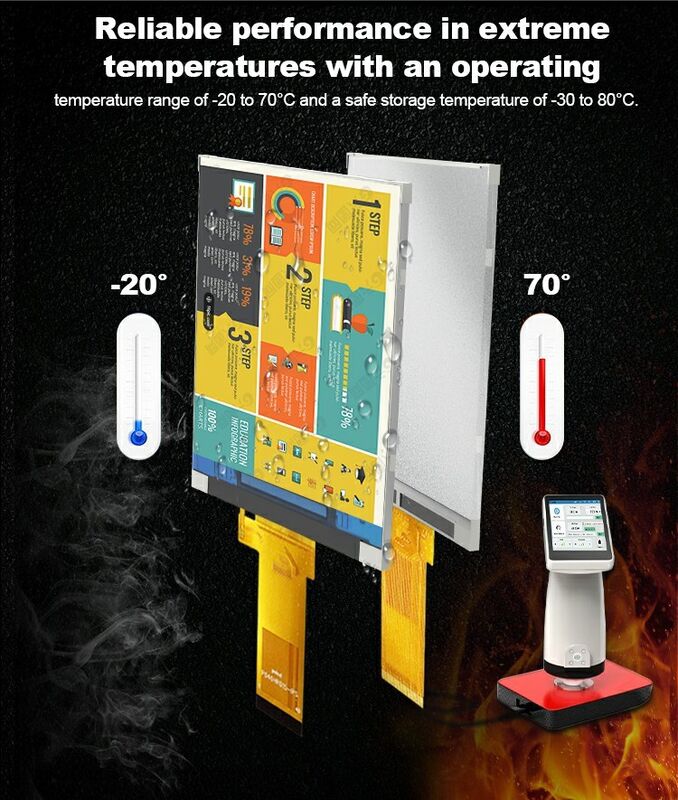 Polcd 480 * 800 ความละเอียด แพนล์ LCD 4 นิ้ว RGB อินเตอร์เฟซ ST7701S Ic โมดูลจอ LCD TFT ปรับแต่ง
