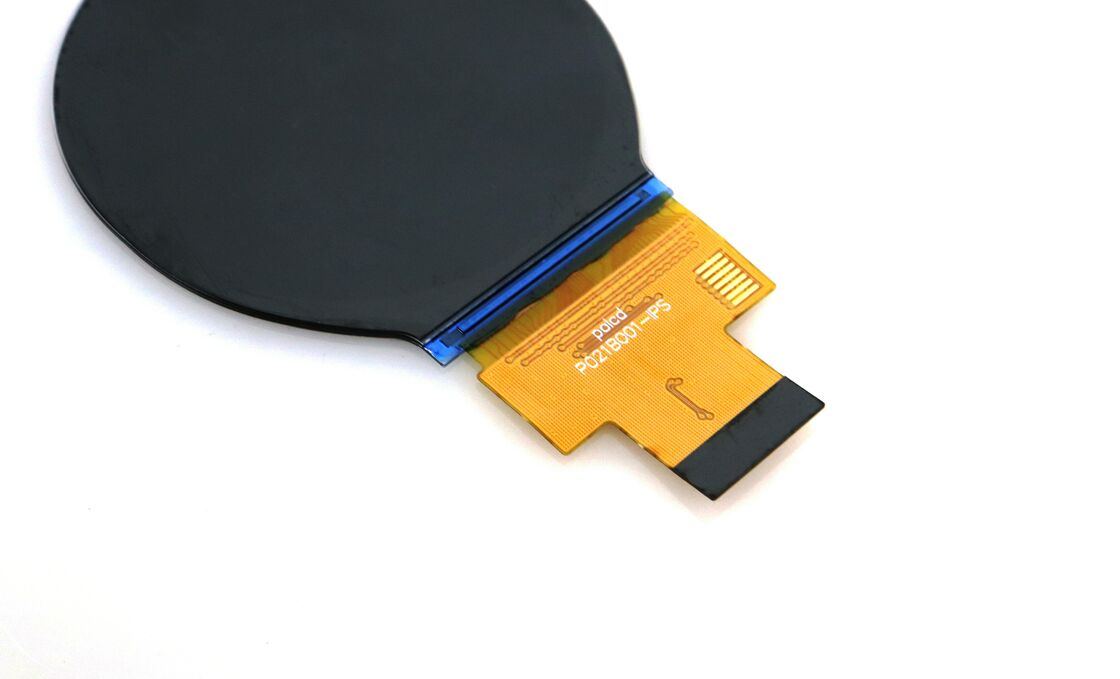 Polcd 2.1 นิ้ว IPS LCD กลมขนาดเล็ก 480*480 ผิวหน้า Mipi ST7701S มวงกลม โมดูลจอ TFT กลม