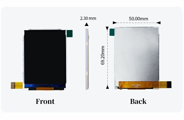 Polcd 2.8 นิ้ว โมดูล LCD 240x320 ST7789V SPI อินเตอร์เฟส 14 pin 2.8 TFT Display จอ LCD