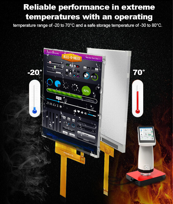 จอแสดงผล TFT HD Polcd 260 Nit ขนาด 240x320 อินเทอร์เฟซ SPI 4 สาย ขนาด 2.4 นิ้ว TFT LCD