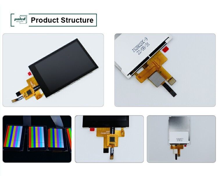 2.8 นิ้ว 178° Ips Tft Capacitive Touch Screen มุมมองเต็ม