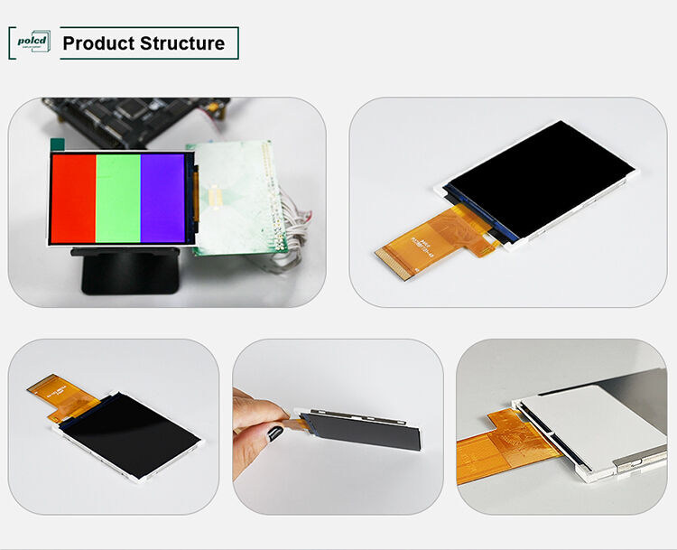 Polcd 240x320 2.8 นิ้ว หน้าจอสี ST7789T3 Ic โมดูล LCD แบบ Transflective ขนาด 2.8 นิ้ว TFT Display