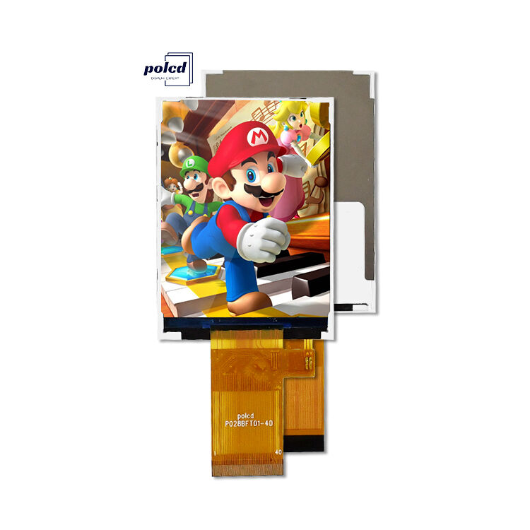 หน้าจอ LCD แบบ Transflective Polcd ขนาด 2.8 นิ้ว 240*320 ST7789T3 Mcu Spi Interface โมดูลแสดงผล LCD TFT IPS ขนาด 2.8