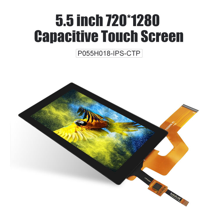 Polcd ความสว่างสูง 5.5 นิ้ว TFT Screen Module 720x1280 40 PIN LCD Display สําหรับอุตสาหกรรมการแพทย์