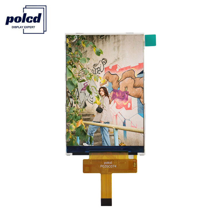 โมดูลจอแสดงผล TFT LCD ความสว่างสูง Polcd ขนาด 3.5 นิ้ว อินเทอร์เฟซ SPI ความละเอียดสี 320x480 LCD