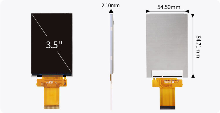 Polcd 3.5 นิ้ว 320*480 IPS Screen Tft LCD Display Module Panel สําหรับกล้อง
