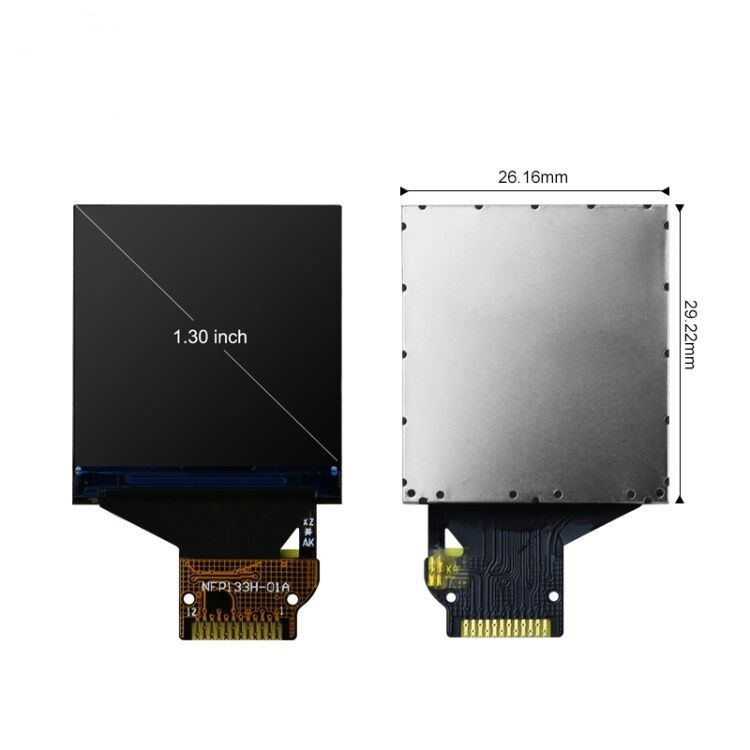 Polcd 1.3 นิ้ว ความละเอียดสูง ตารางจอ LCD สําหรับเครื่องสวม 240x240 SPI ST7789V