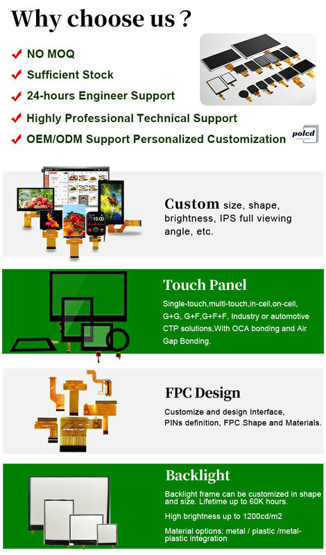 จอแสดงผลผลึกเหลว Polcd ขายส่ง 2.4 นิ้ว 240x320 QVGA ST7789V2 SPI LCD Display Modules