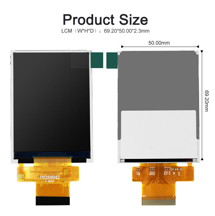Polcd 2.8 นิ้วหน้าจอ LCD 240*320 MCU อินเทอร์เฟซ SPI ILI9341V จอแสดงผลโมดูล TFT LCD