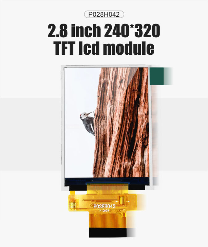 Polcd 2.8 นิ้วหน้าจอ LCD 240*320 MCU อินเทอร์เฟซ SPI ILI9341V จอแสดงผลโมดูล TFT LCD