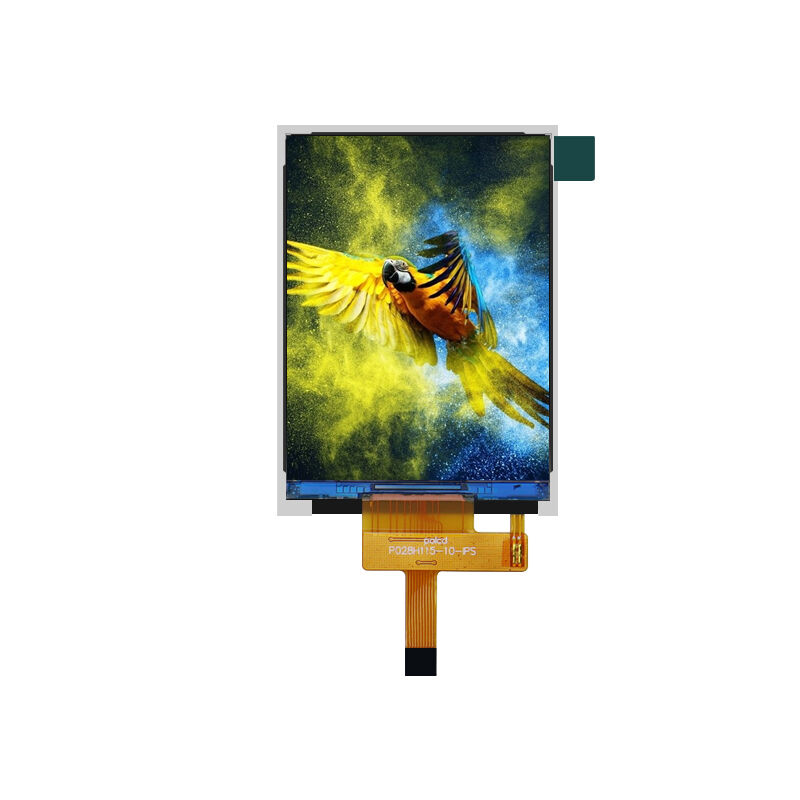 Polcd 2.8 ''TFT LCD ปรับแต่งแผงสีหน้าจอ 240*320 ความละเอียด 260 nit จอแสดงผล IPS LCD