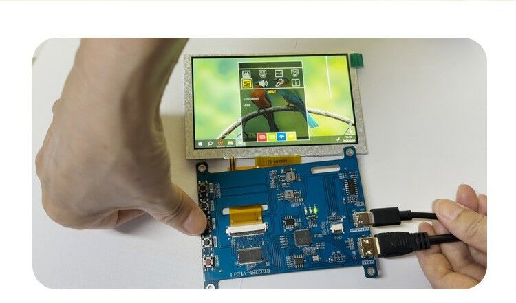 Polcd 4.3 5 นิ้ว Universal LCD Driver Board HD-MI USB Controller Board RTD2281 สําหรับโมดูลจอ LCD TFT