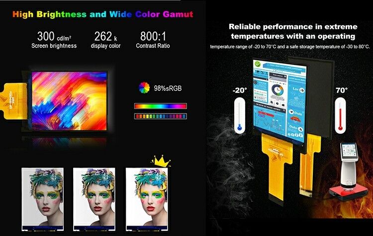 Polcd Liquid Crystal Display 2.0 Inch Mini Full Color ST7789 MCU IPS Full Angle View 240x320 โมดูลิสดี TFT