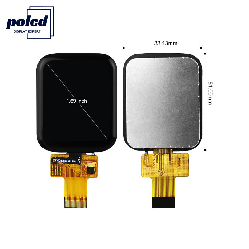 Polcd หน้าจอสัมผัส 1.69 นิ้ว Lcd Display 240x280 SPI อินเตอร์เฟซ โมดูล TFT ขนาดเล็ก