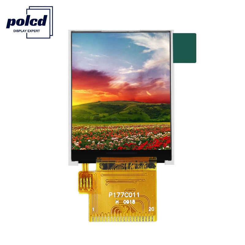 Polcd ความละเอียด 128 * 160 1.77 TFT LCD ST7735S จอแสดงผล TFT LCD เพื่อการพาณิชย์