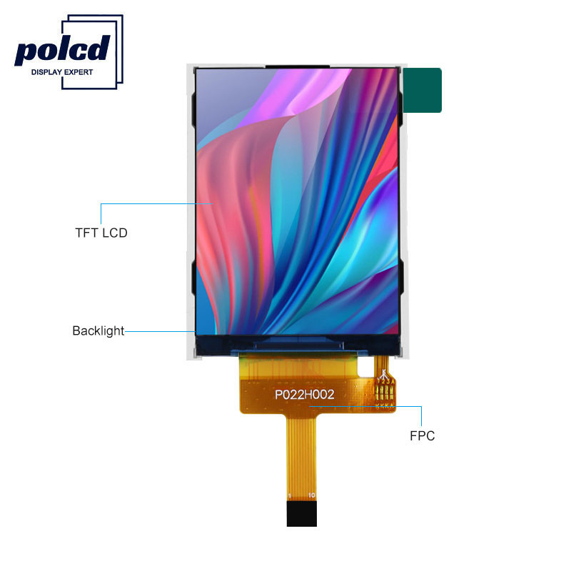 Polcd 240X320 2.2 นิ้วจอแสดงผล LCD ST7789V จอภาพ TFT ขนาดเล็ก 300 ความสว่าง
