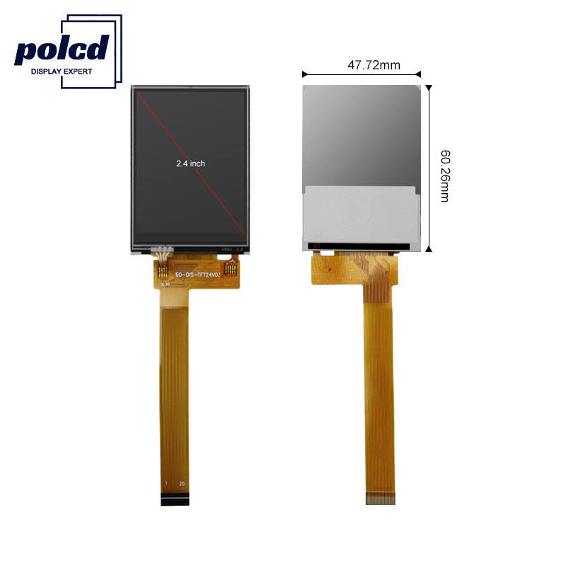 Polcd 8080 MCU จอแสดงผล TFT LCD ST7789V 2.4 TFT LCD Shield Raspberry Pi
