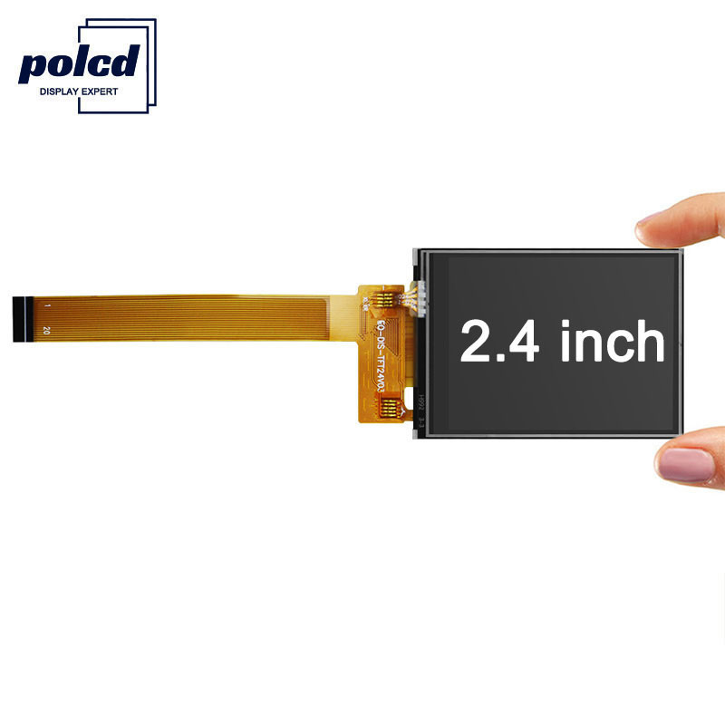 Polcd 8080 MCU 8 บิต 2.4 นิ้ว TFT Lcd ISO9001 240x320 Lcd เพื่อการพาณิชย์