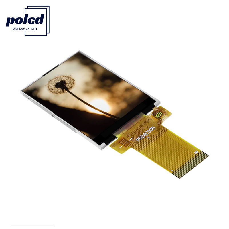 Polcd 350 Nit 16 บิต TFT LCD Display ILI9341V หน้าจอสัมผัสขนาด 2.4 นิ้ว