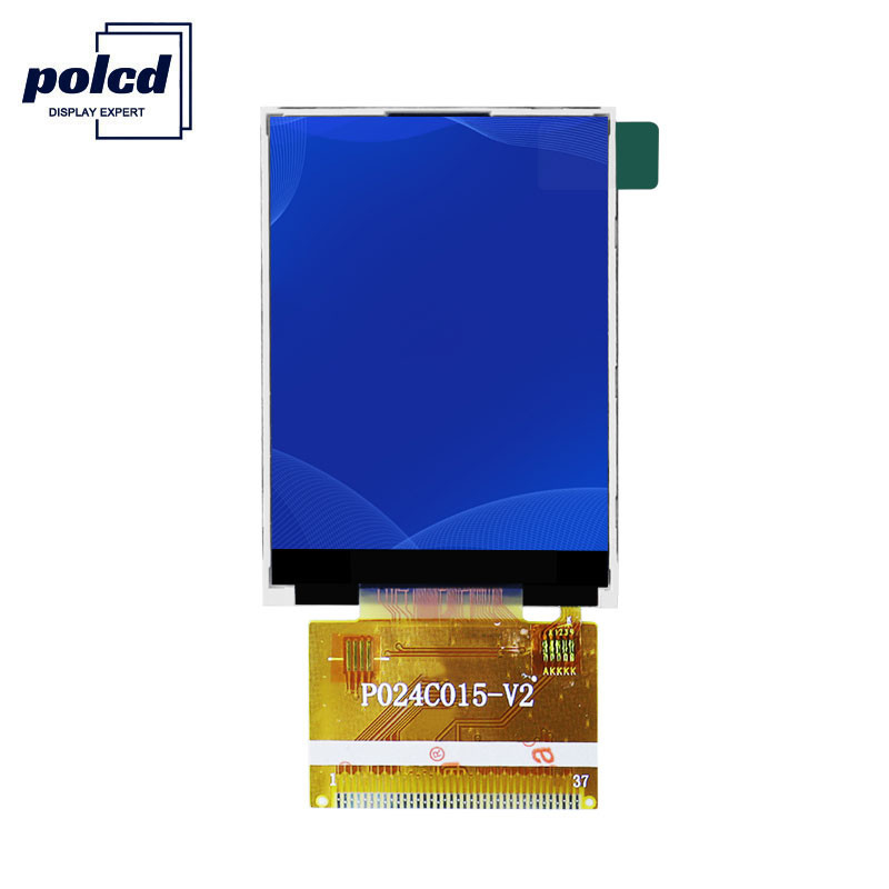 Polcd 300 Nits หน้าจอ TFT 65K 2.4 นิ้ว TFT LCD Ili9341V 16 บิต