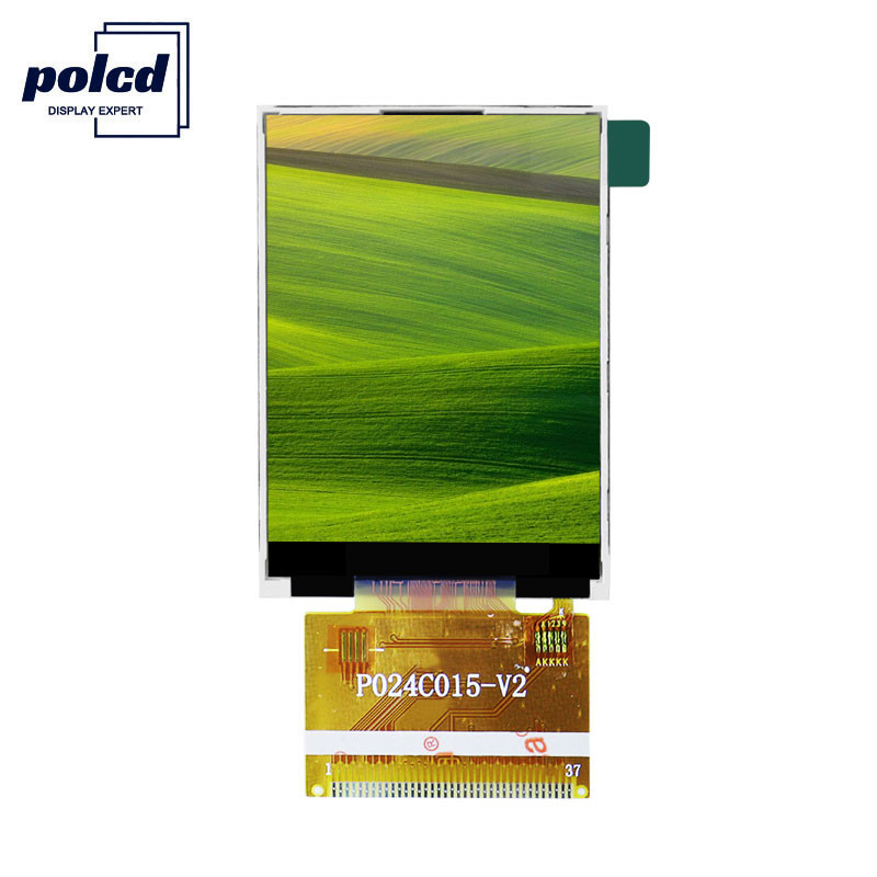 Polcd 300 Nits หน้าจอ TFT 65K 2.4 นิ้ว TFT LCD Ili9341V 16 บิต