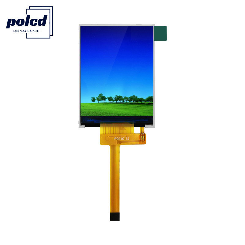 Polcd 240X320 Spi จอแสดงผล LCD 260 Nits 4 Wire SPI 2.4 Spi TFT LCD Display