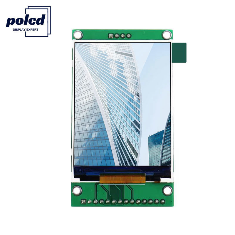 Polcd 18 Pin 260 NIT 2.4 นิ้วจอแสดงผล TFT 240X320 หน้าจอสัมผัสแบบ Capacitive