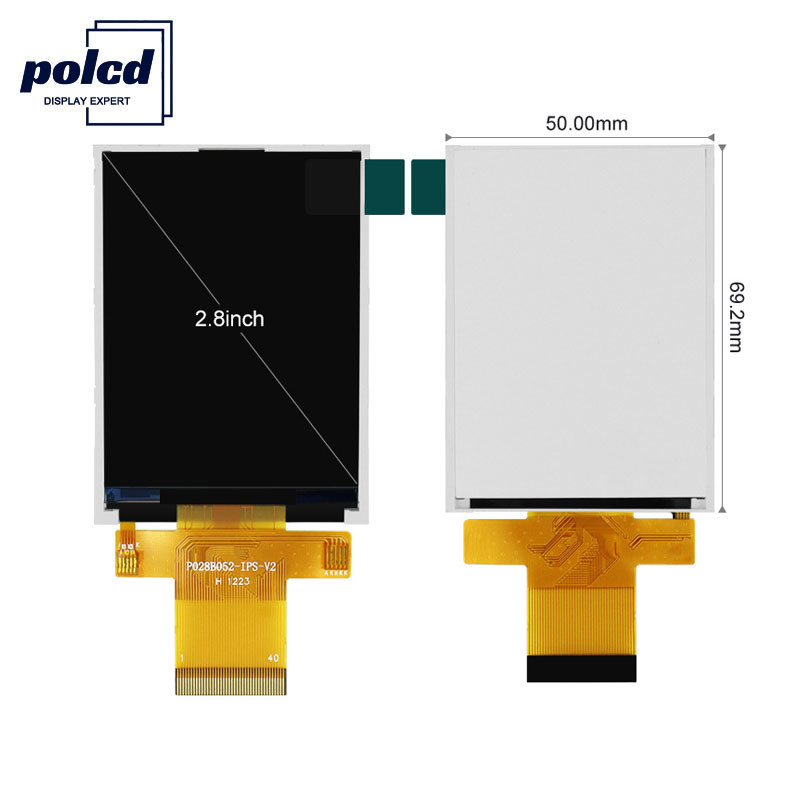 Polcd 4 สาย ST7789V IPS TFT LCD แสดงผล 2.8 Spi TFT โมดูล 240X320 พิกเซล