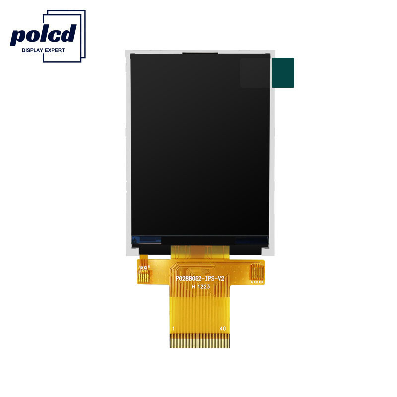 Polcd RoHS หน้าจอ TFT ขนาดเล็ก 18 บิต 2.8 นิ้วจอแสดงผล TFT 240x320 พิกเซล