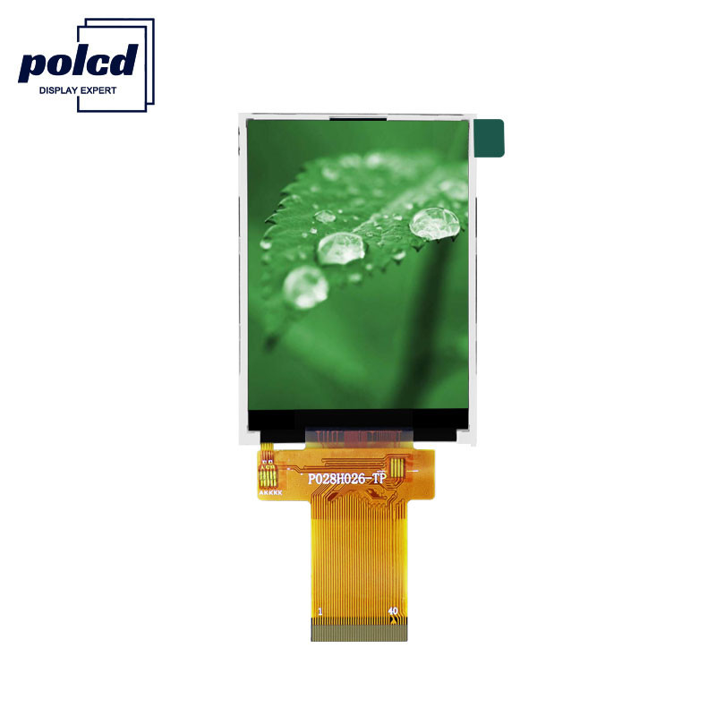 Polcd ILI9341V 2.8 นิ้ว TFT Lcd 350 Nit Lcd Touch Screen สำหรับการแพทย์