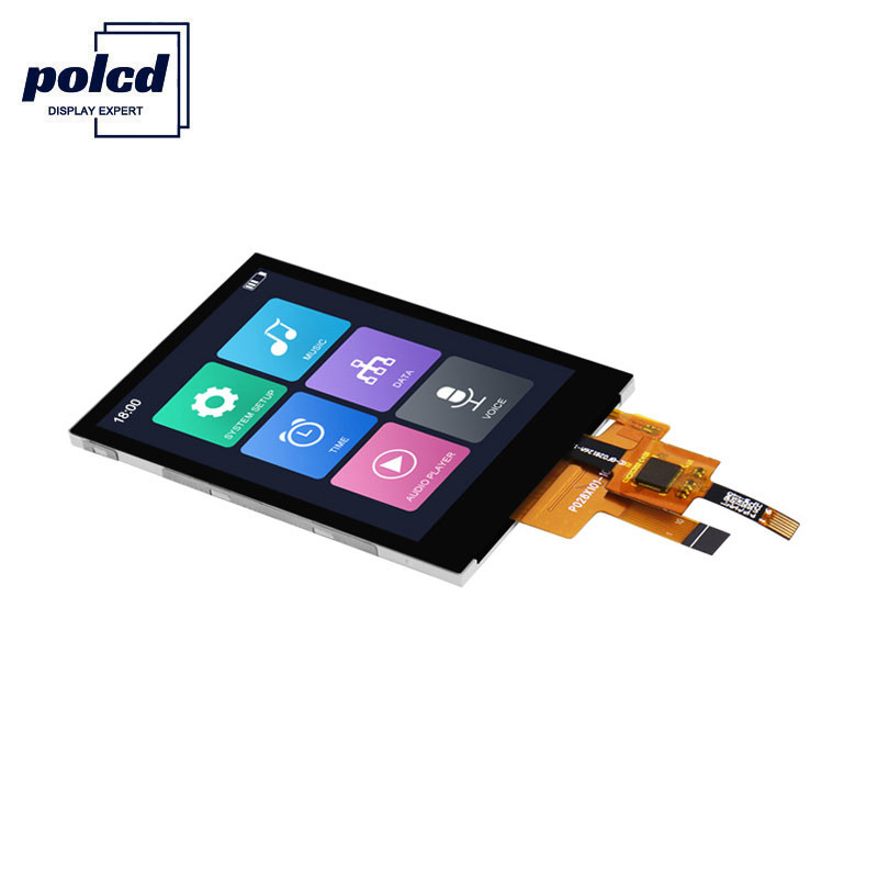 Polcd 300 Nit TFT หน้าจอสัมผัสแบบ Capacitive RoHS 2.8 นิ้ว TFT Touch Shield
