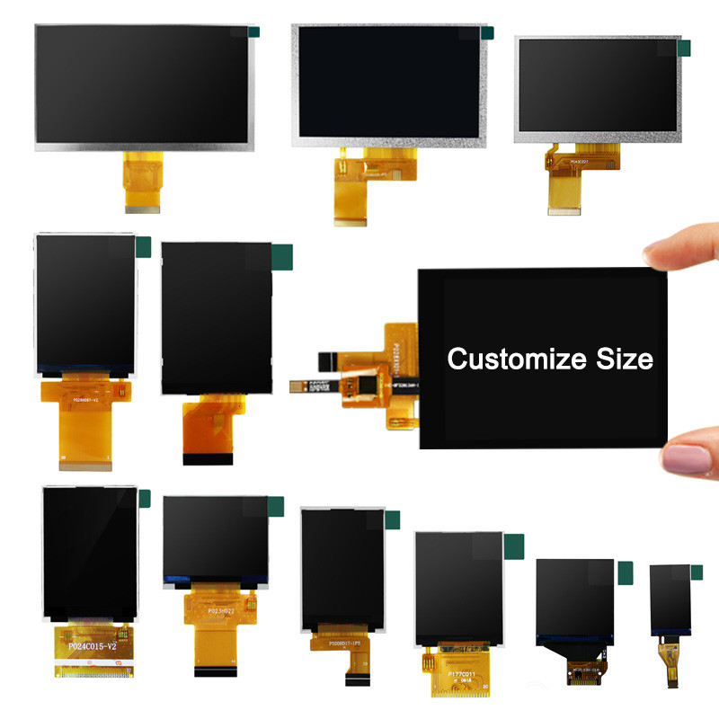 Polcd 300 Nit TFT หน้าจอสัมผัสแบบ Capacitive RoHS 2.8 นิ้ว TFT Touch Shield