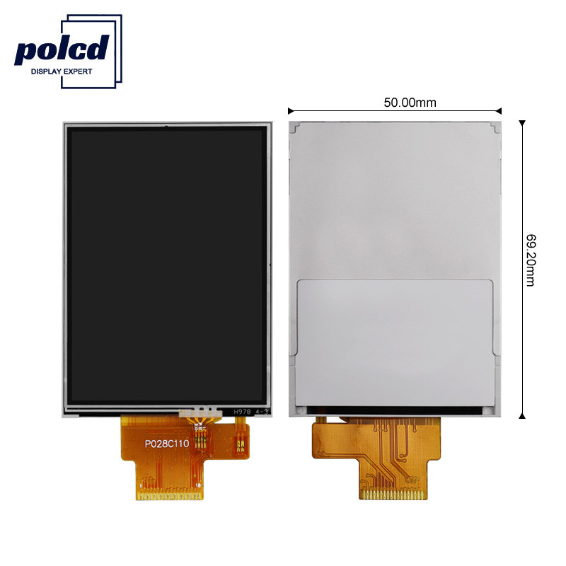 Polcd 4 Wire SPI 2.8 โมดูล LCD RoHS 240X320 TFT Resistive Touch Screen