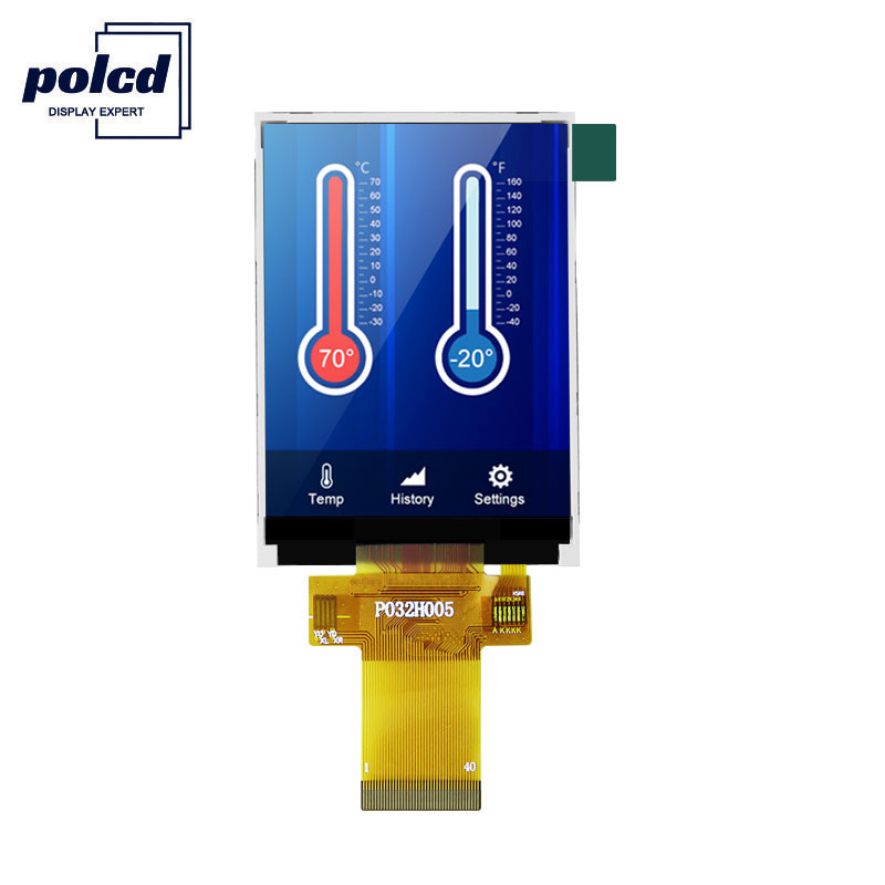 Polcd 350cd / M 3.2 นิ้ว Raspberry Pi Display ILI9341V จอแสดงผล LCD ที่อ่านได้ด้วยแสงแดด