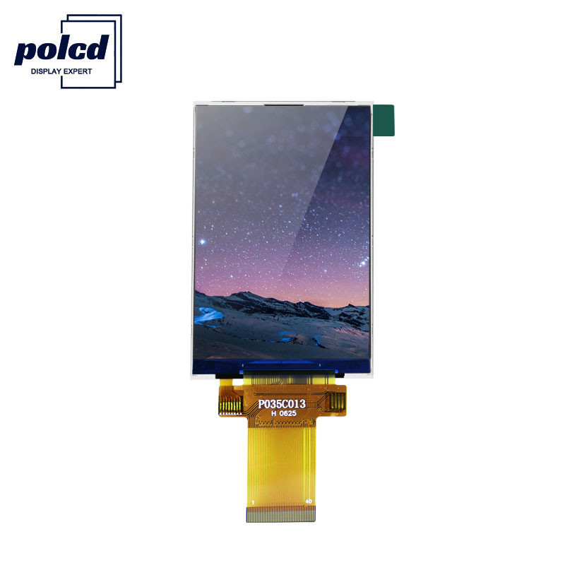 Polcd 8080 MCU 16 บิต 3.5 หน้าจอ LCD TFT 320x480 จอแสดงผล TFT LCD 73.44 มม.