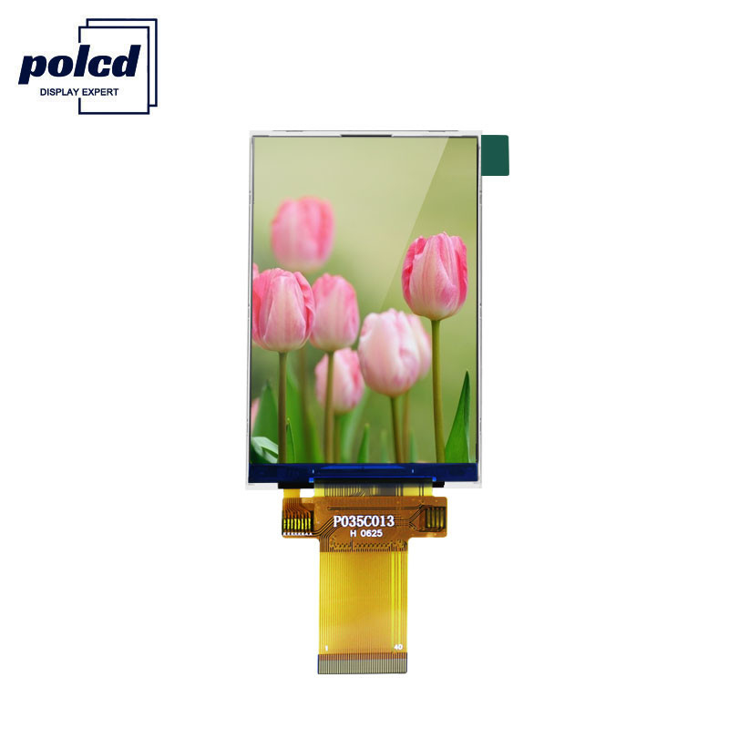 Polcd 8080 MCU 16 บิต 3.5 หน้าจอ LCD TFT 320x480 จอแสดงผล TFT LCD 73.44 มม.