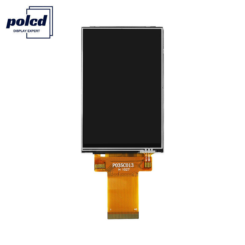 Polcd 8080 MCU 320X480 จอแอลซีดี 3.5 นิ้ว 450 Nit หน้าจอสัมผัส TFT 12 0'CLOCK