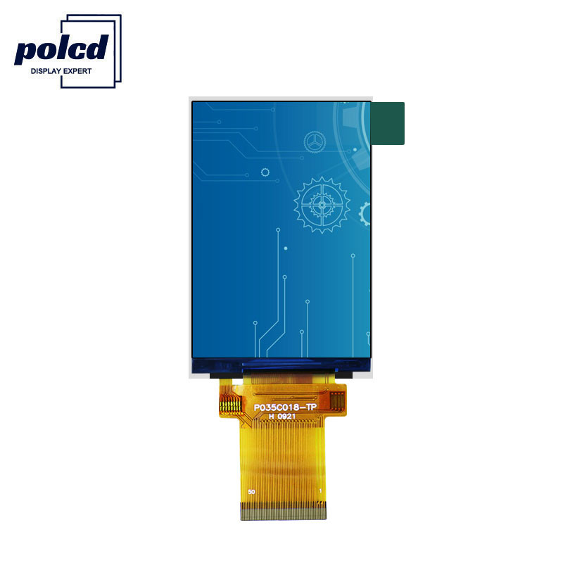 Polcd ILI9488 จอแสดงผล TFT LCD 12 0'CLOCK 3.5 TFT LCD Raspberry Pi 48.96 มม.