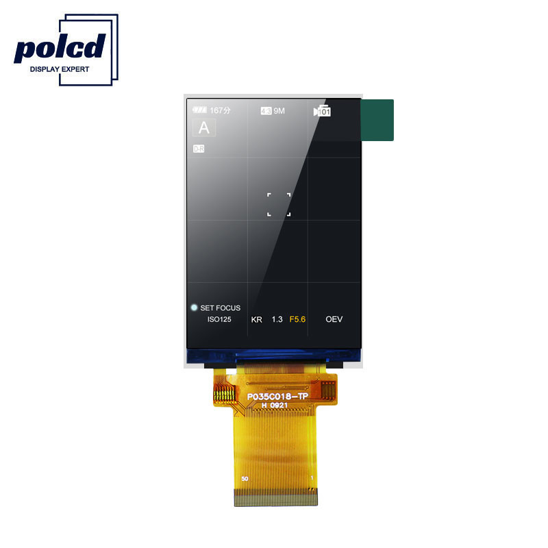 Polcd ILI9488 จอแสดงผล TFT LCD 12 0'CLOCK 3.5 TFT LCD Raspberry Pi 48.96 มม.