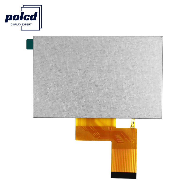 Polcd 24 บิต RGB Lcd 4.3 นิ้ว 800x480 จอแสดงผล TFT LCD 53.86 มม. อุตสาหกรรม