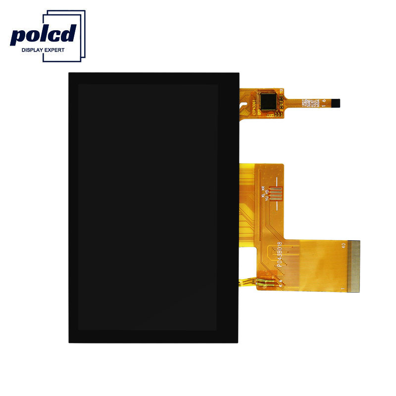 Polcd Pixel 800x480 TFT Capacitive Touch RGB 24 บิต 4.3 หน้าจอสัมผัส TFT LCD